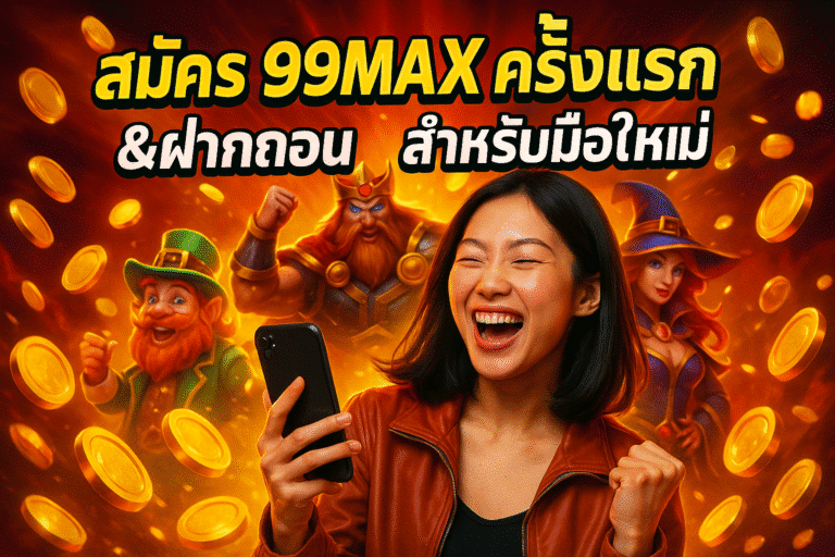 สมัคร 99MAX ครั้งแรก – คู่มือสมัคร & ฝากถอน สำหรับมือใหม่