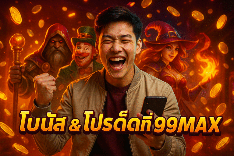 โบนัส & โปรเด็ดที่ 99MAX – ทางเข้าไปข้อเสนอคุ้มค่า