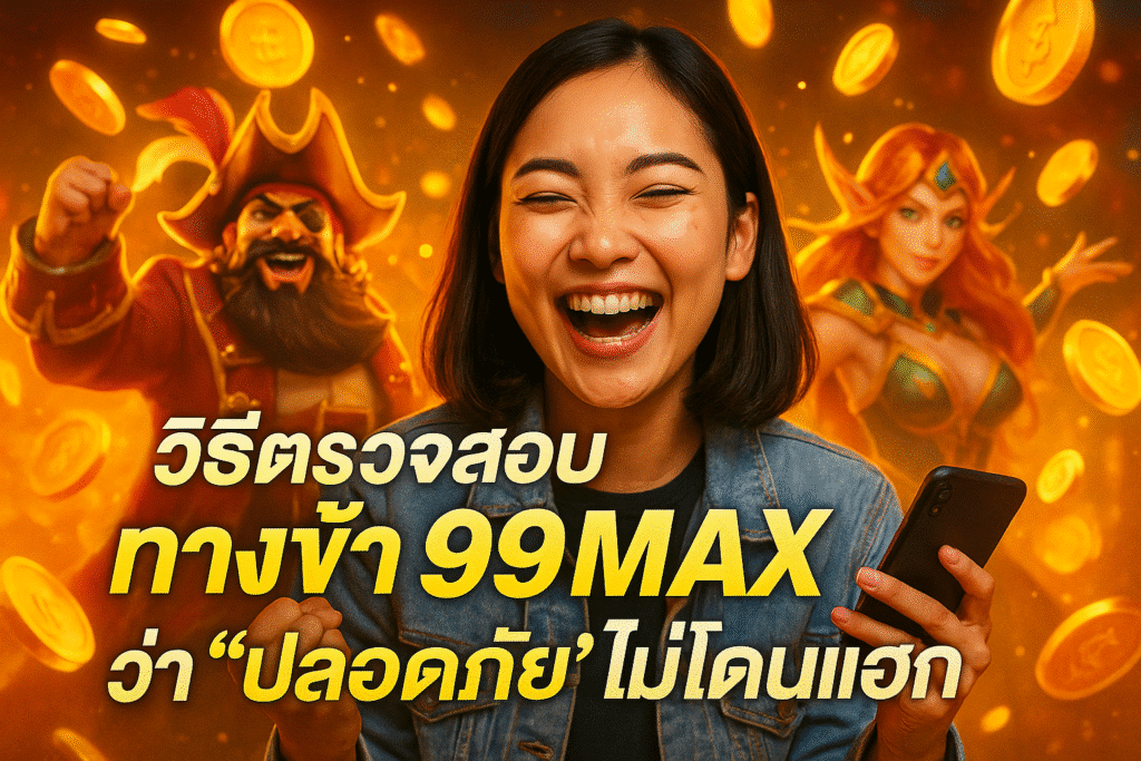 วิธีตรวจสอบ ทางเข้า 99MAX ว่า “ปลอดภัย” ไม่โดนแฮก