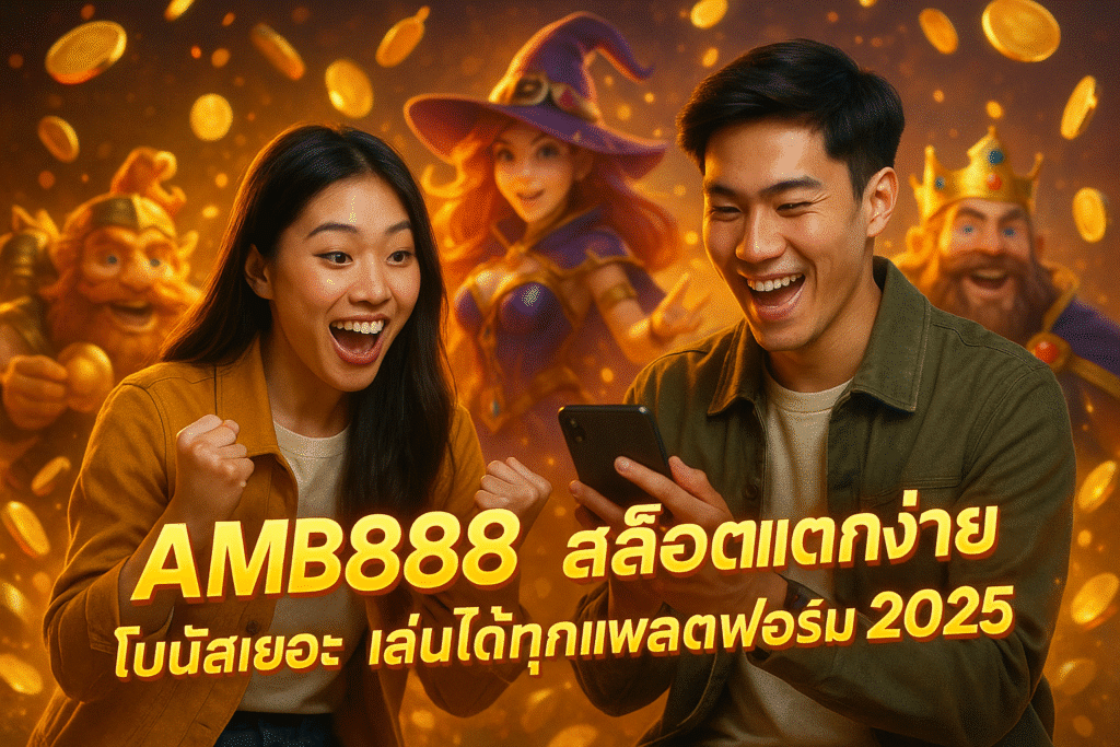 AMB888 สล็อตแตกง่าย โบนัสเยอะ เล่นได้ทุกแพลตฟอร์ม 2025